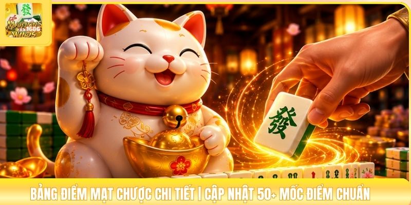 Bảng Điểm Mạt Chược Chi Tiết | Cập Nhật 50+ Mốc Điểm Chuẩn