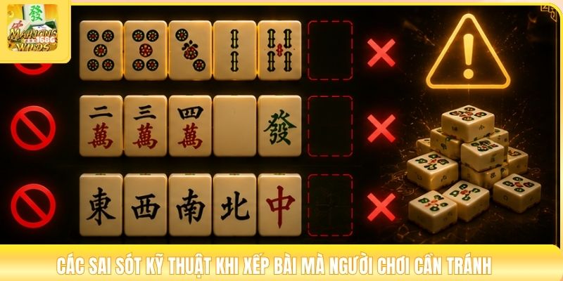 Các sai sót kỹ thuật khi xếp bài mà người chơi cần tránh