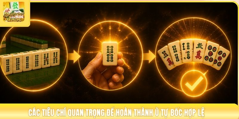 Các tiêu chí quan trọng để hoàn thành ù tự bốc hợp lệ