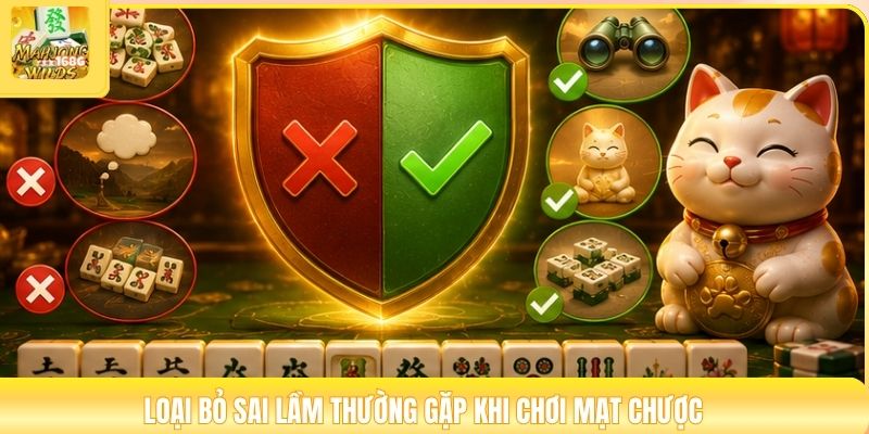 Loại bỏ sai lầm thường gặp khi chơi mạt chược