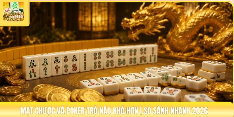 Mạt Chược Và Poker Trò Nào Khó Hơn | So Sánh Nhanh 2026