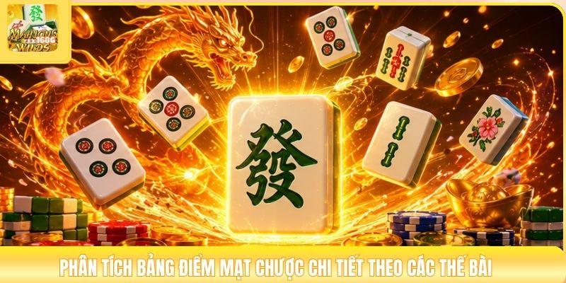 Phân tích bảng điểm mạt chược chi tiết theo các thế bài