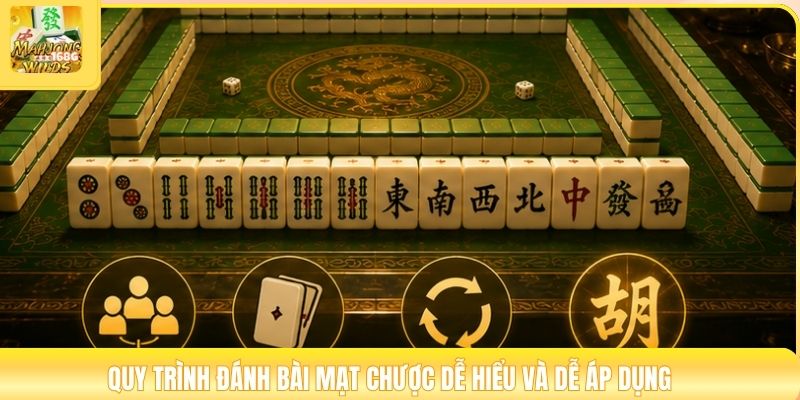 Quy trình đánh bài mạt chược dễ hiểu và dễ áp dụng