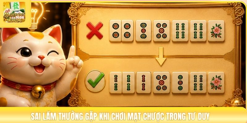 Sai lầm thường gặp khi chơi mạt chược trong tư duy