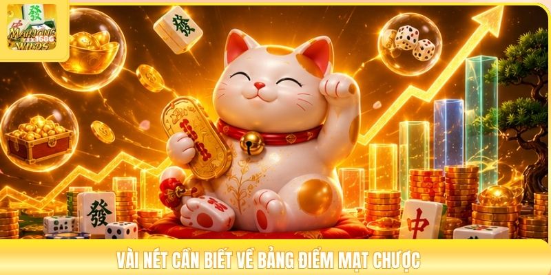 Vài nét cần biết về bảng điểm mạt chược